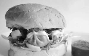 Veg Momo Burger