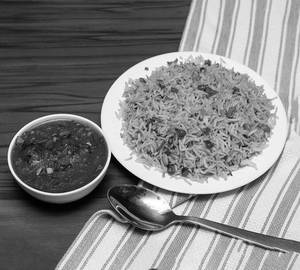 Veg Fried Rice With Manchurian