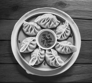 Chicken Steamed Momos (7 Pieces)