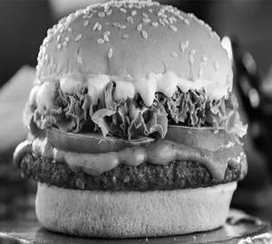 Veg Tikki Burger With Cheese