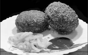 Kurkure Veg Tikki Burger