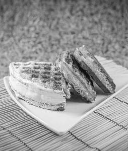 White Choco Waffle