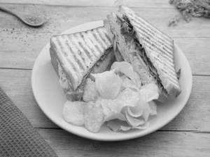 The Special Veggie Club Sandwich