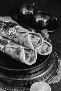 Egg with Paneer Kati Roll 