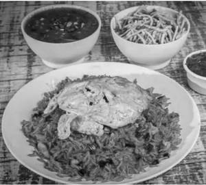 Chicken Triple Schezwan Fried Rice