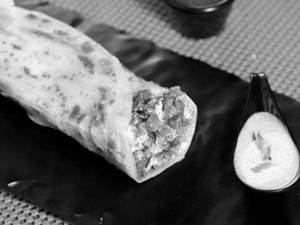 Bhuna Paneer Bhurji Masala Roll