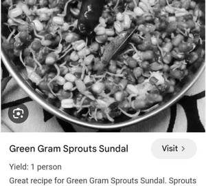 Sundal (Black Channa)