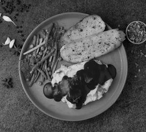 Mashed Potatoes With Truffle Sauce