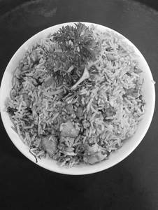 Chicken Fuchand Butter Fried Rice