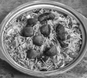 Mushroom fried rice