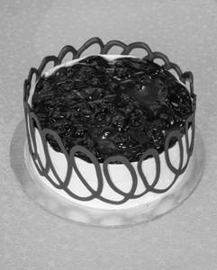 Eggless Blueberry Cream Cake