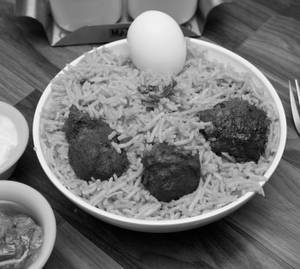 Mutton Biryani with Egg