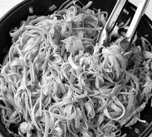 Chicken Kimchi Noodles 