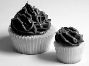 Vanilla With Salted Caramel And Ganache Cupcake