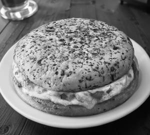 Paneer burger pizza