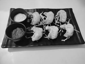 Chicken Cheese Steam Momos
