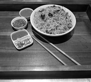 Pork Chilly Garic Fried Rice 