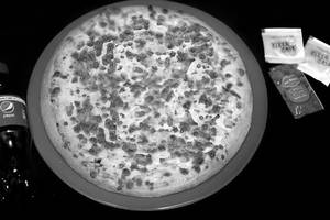 7"" Loaded Cheese Pizza+ Cold Drink               