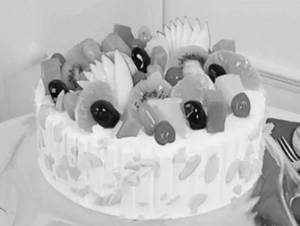Fresh Fruit Cake EGGLESS 450 Grm}