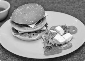 Double Veg N Crisp Burger