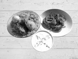 Kolkata Chicken Biryani With  Seekh Kabab