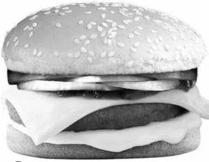 MOF Chilly Potato Double Patty Burger With Cheese