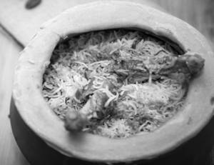 Hyderabadi Chicken Biryani Cooked In Handi