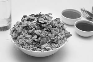 Mushroom Schezwan Rice
