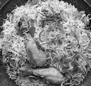 Chicken biryani special