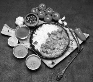 Butter Chicken with Steamed Rice Mini Meal