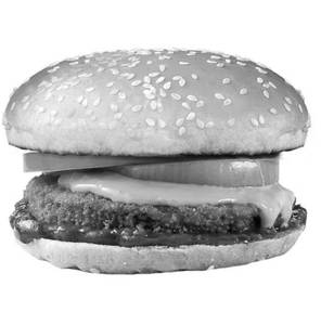 Veg schezwan burger