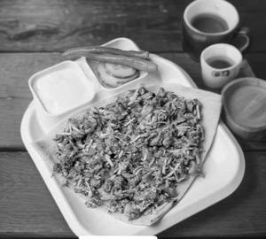 Rumali Cheese Chicken  Plate