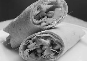 Paneer tikka wrap