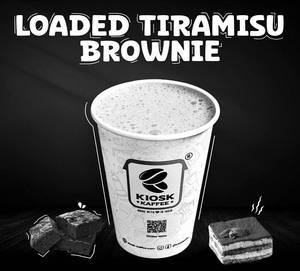 Loaded tiramisu brownie