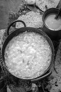 Plain Khichdi With Papad