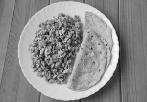 Egg Bhurji With 2 Tawa Roti