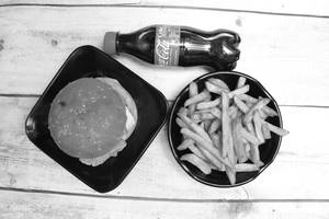 Egg Burger + French Fries + Coke Mi