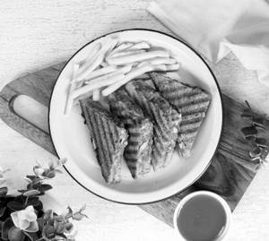 Chicken Jungli Sandwich + crispers [5 pcs]