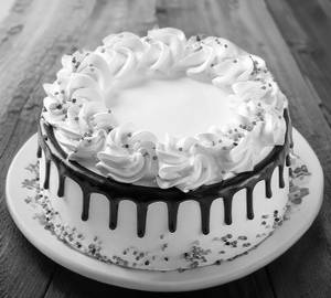 Cream Drip Chocolate vanilla Cake