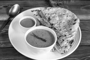 Dal Fry + 4 Butter Roti