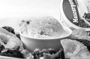 Mascarpone Cheese with Candied Fruits (Scoop)