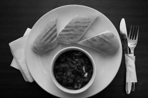 Mash And Goan Sausage [pork]
