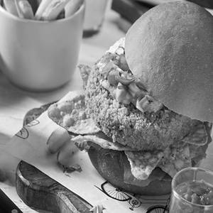 Mexican bean burger