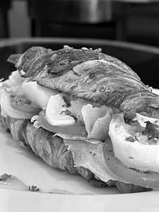 Mozzarella & Tomato Croissant Sandwich