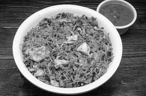 Schezwan Egg Fried Rice