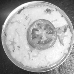 Curd Rice with Curry