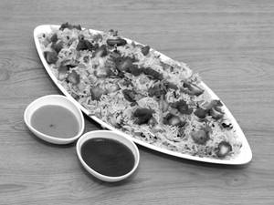 Schezwan Garlic Fried Rice