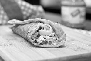 Double Egg Paneer Roll 