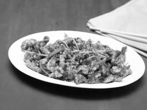 Crispy Lamb Honey Chilli Dry