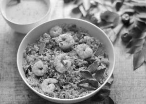 Prawns Hyderabadi Biryani